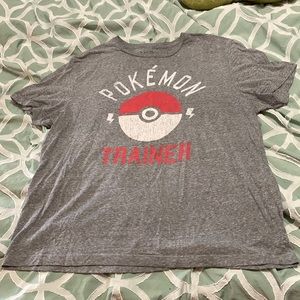 Heather gray Pokémon graphic tee shirt size 2X